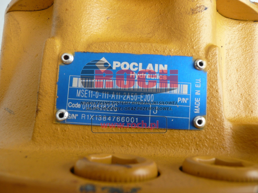 POCLAIN MSE11-0-111-A11-2A50-EJ00 002943822G - Hydraulický motor: obrázek 1 POCLAIN MSE11-0-111-A11-2A50-EJ00 002943822G - Hydraulický motor: obrázek 1