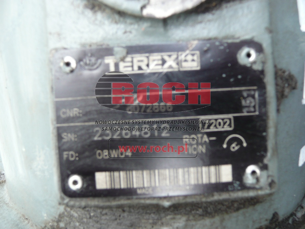 TEREX 6072866 - Hydraulický motor: obrázek 2 TEREX 6072866 - Hydraulický motor: obrázek 2