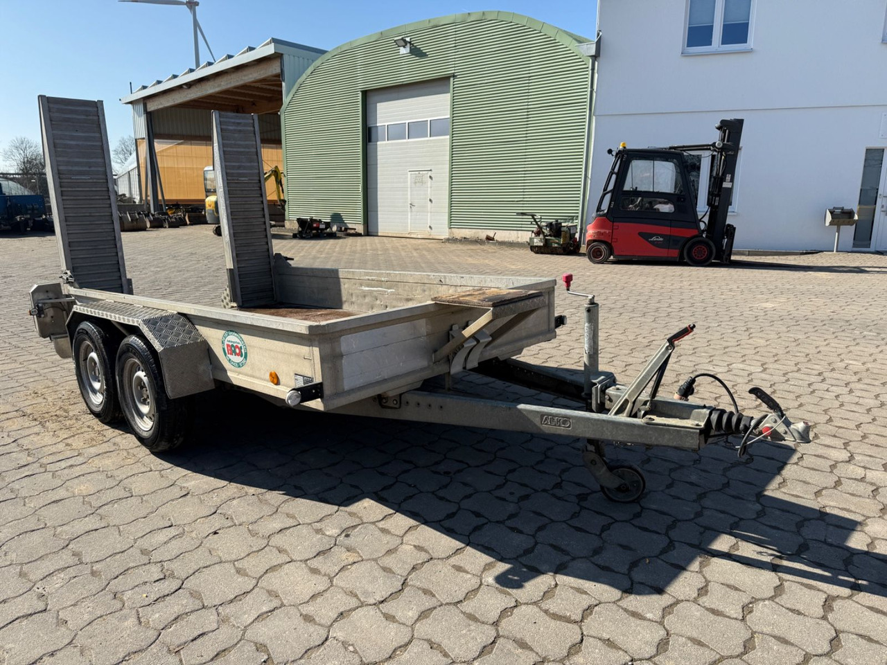 BAOS M303116, Baumaschinen Transportanhänger 3 t - Podvalníkový přívěs: obrázek 1 BAOS M303116, Baumaschinen Transportanhänger 3 t - Podvalníkový přívěs: obrázek 1