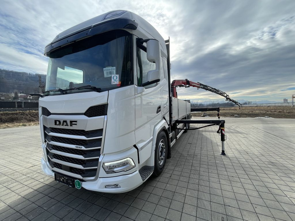 Nový Nákladní automobil valníkový/ Plošinový, Auto s hydraulickou rukou DAF XF 480 FAN Kranwagen: obrázek 7