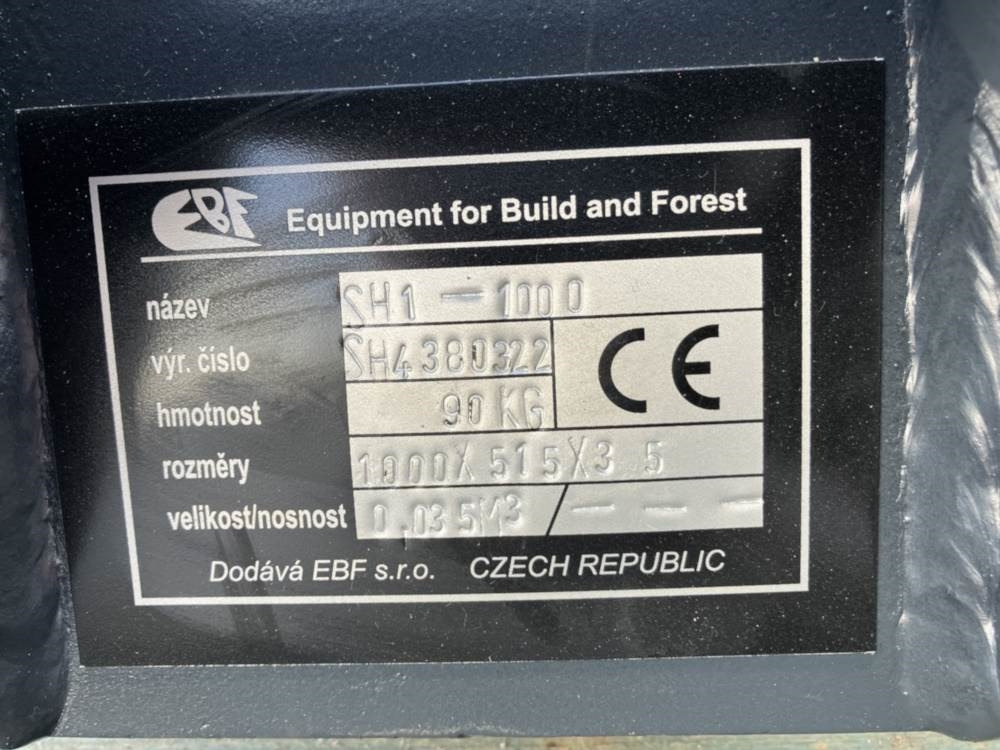 EBF Böschungslöffel schwenkbar - Festanbau - Rýpadlo-nakladač: obrázek 4 EBF Böschungslöffel schwenkbar - Festanbau - Rýpadlo-nakladač: obrázek 4