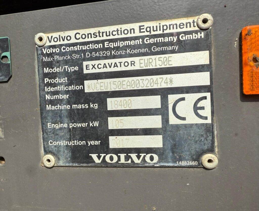 Kolesové rýpadlo Volvo EWR150E: obrázek 24