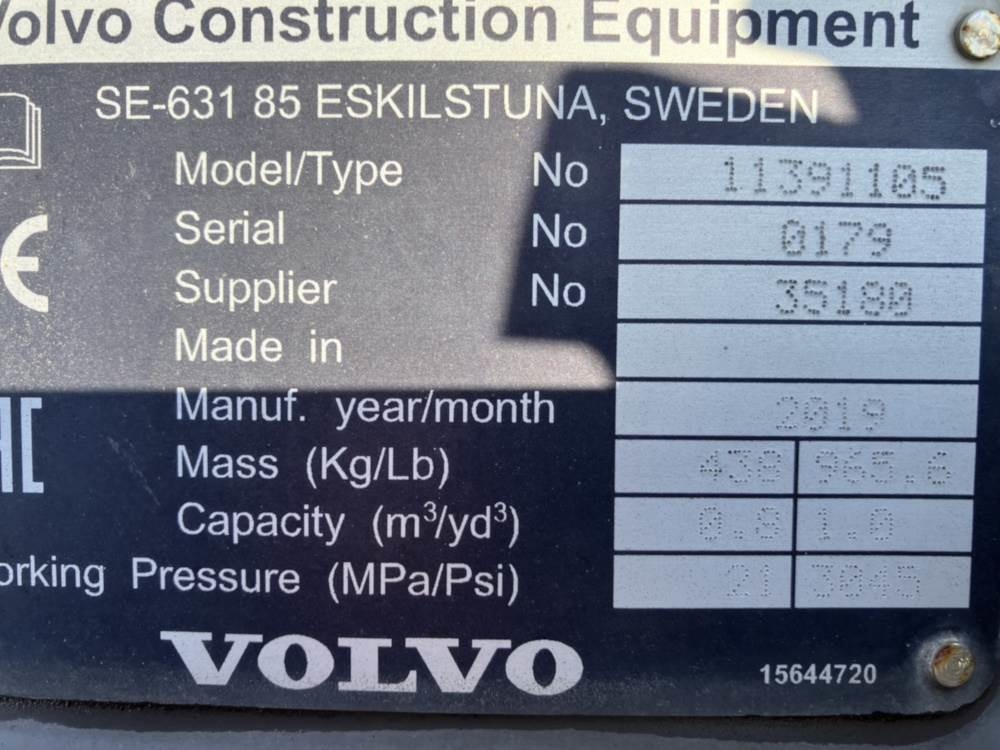 Volvo Klappschaufel mit Messer TPZ - Lžíce: obrázek 5 Volvo Klappschaufel mit Messer TPZ - Lžíce: obrázek 5