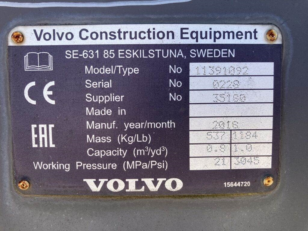 Volvo Klappschaufel mit Zähnen TPZ - Lžíce: obrázek 5 Volvo Klappschaufel mit Zähnen TPZ - Lžíce: obrázek 5