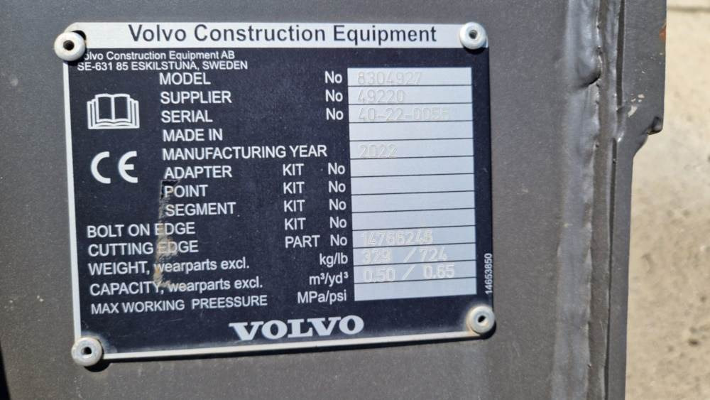 Volvo Tieflöffel mit Messer - Rýpadlo-nakladač: obrázek 5 Volvo Tieflöffel mit Messer - Rýpadlo-nakladač: obrázek 5