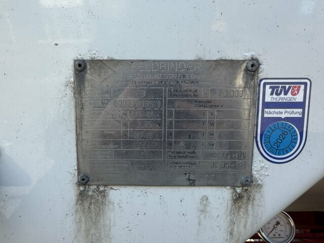 Feldbinder KIP 60.3 Silo 60.000 L 3 Achse ADR - Silo cisterna: obrázek 5 Feldbinder KIP 60.3 Silo 60.000 L 3 Achse ADR - Silo cisterna: obrázek 5