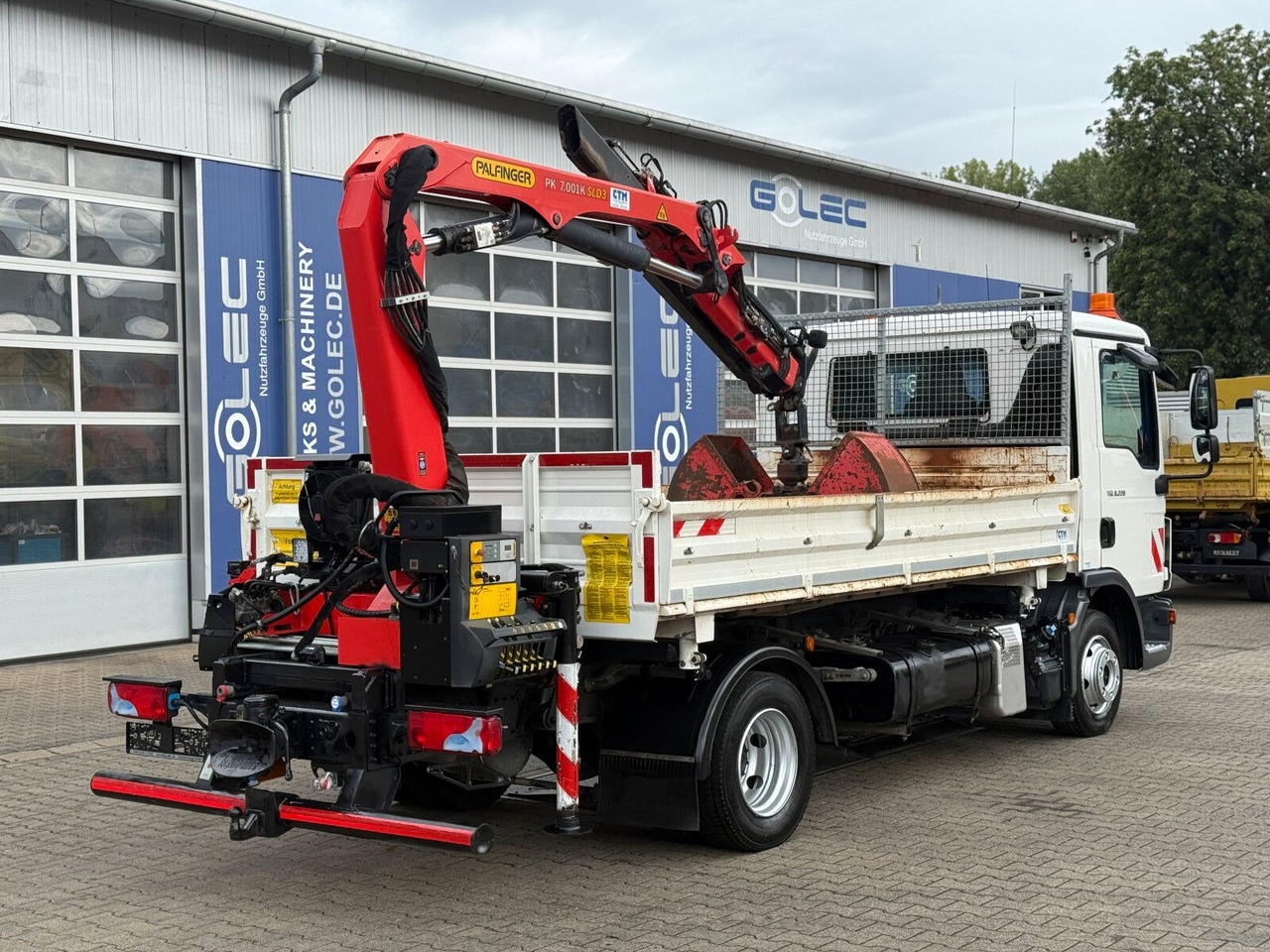 MAN TGL 8.220 4x2 Kipper Kran Palfinger 7.001-K A - Auto s hydraulickou rukou, Sklápěč: obrázek 3 MAN TGL 8.220 4x2 Kipper Kran Palfinger 7.001-K A - Auto s hydraulickou rukou, Sklápěč: obrázek 3