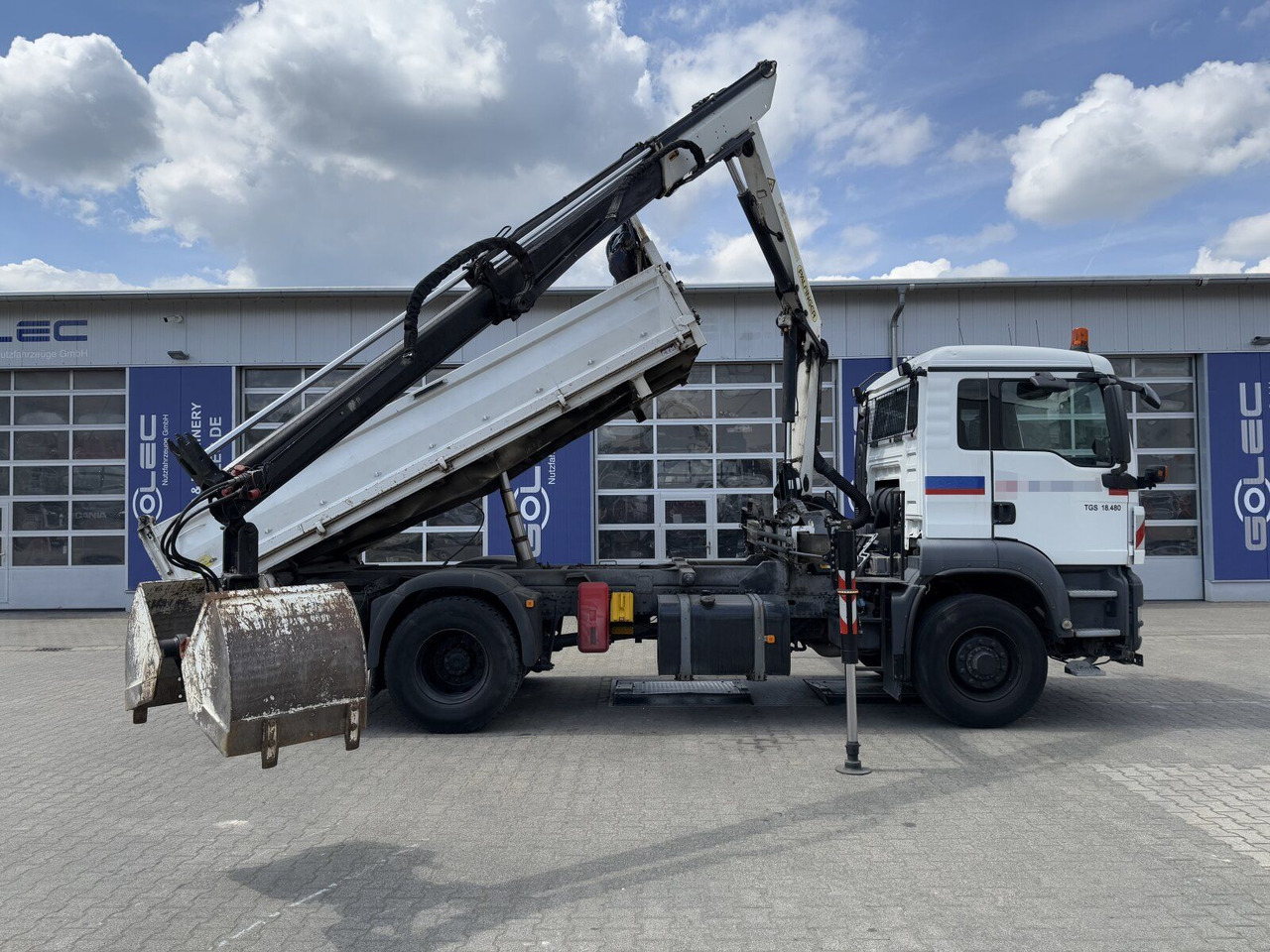MAN TGS 18.480 4x4H Winter. Kipper Kran PALFINGER 12 - Auto s hydraulickou rukou: obrázek 4 MAN TGS 18.480 4x4H Winter. Kipper Kran PALFINGER 12 - Auto s hydraulickou rukou: obrázek 4
