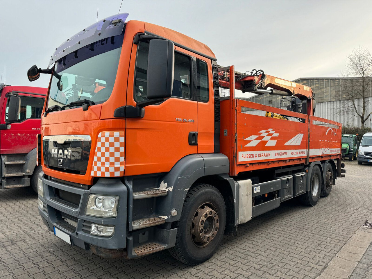MAN TGS 26.400 6x2 Pritsche Kran Palfinger PK 18001L - Nákladní automobil valníkový/ Plošinový, Auto s hydraulickou rukou: obrázek 2 MAN TGS 26.400 6x2 Pritsche Kran Palfinger PK 18001L - Nákladní automobil valníkový/ Plošinový, Auto s hydraulickou rukou: obrázek 2