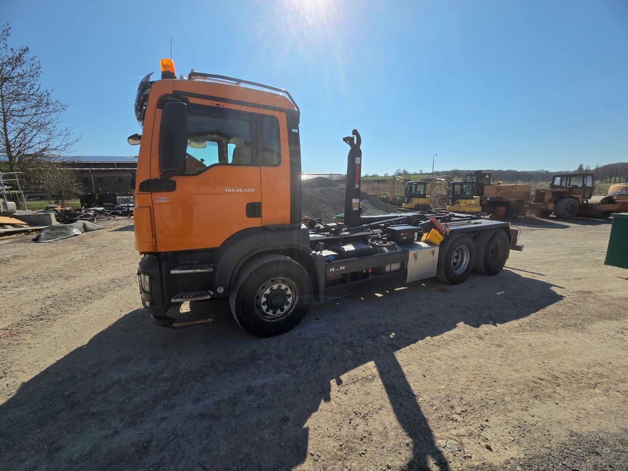 MAN TGS 26.500 6x6H Abrollkipper HIAB - Hákový nosič kontejnerů, Auto s hydraulickou rukou: obrázek 1 MAN TGS 26.500 6x6H Abrollkipper HIAB - Hákový nosič kontejnerů, Auto s hydraulickou rukou: obrázek 1