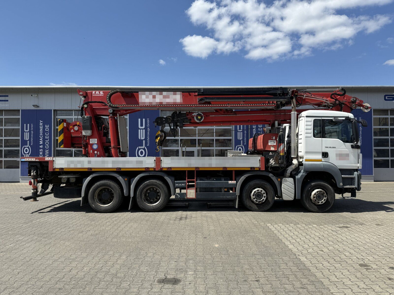 MAN TGS 35.360 8X4 BB Dachdecker Kran bis 52 m - Auto s hydraulickou rukou: obrázek 2 MAN TGS 35.360 8X4 BB Dachdecker Kran bis 52 m - Auto s hydraulickou rukou: obrázek 2
