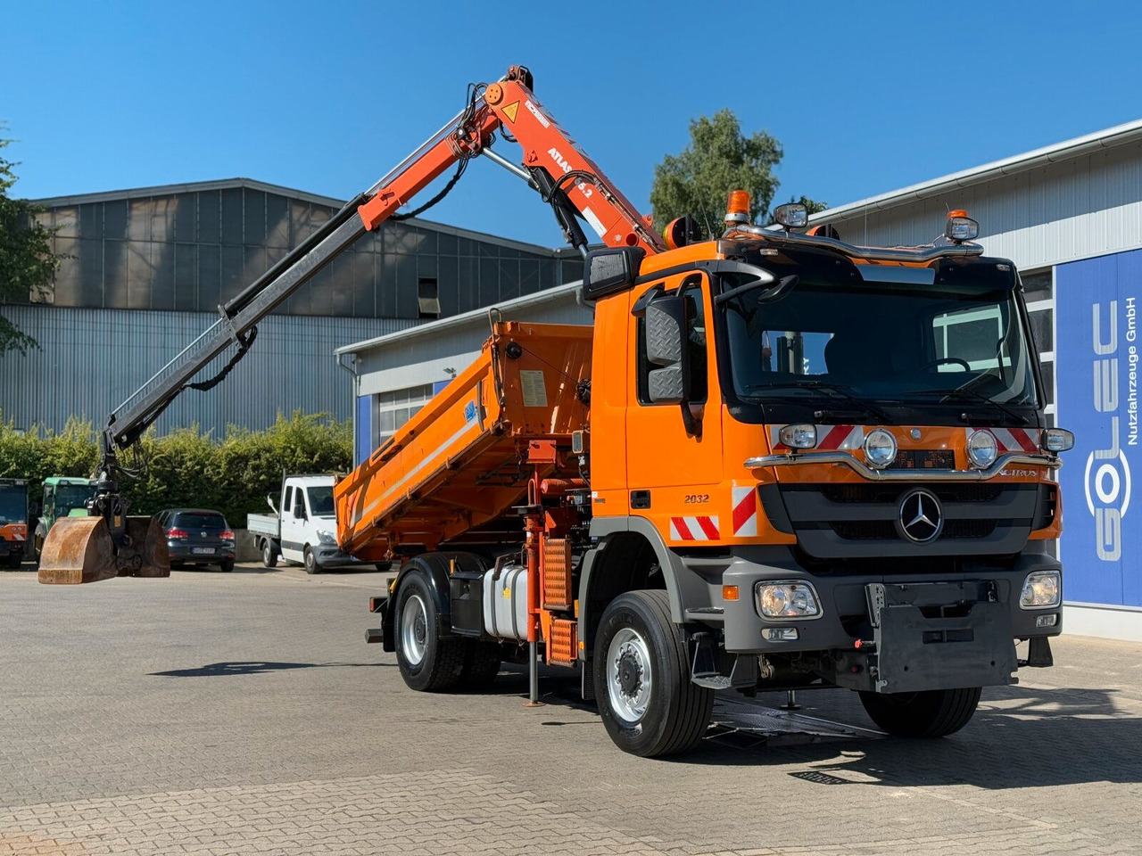 Mercedes-Benz ACTROS 2044 4x4 Kipper Kran ATLAS 65.2 A2L - Auto s hydraulickou rukou: obrázek 2 Mercedes-Benz ACTROS 2044 4x4 Kipper Kran ATLAS 65.2 A2L - Auto s hydraulickou rukou: obrázek 2