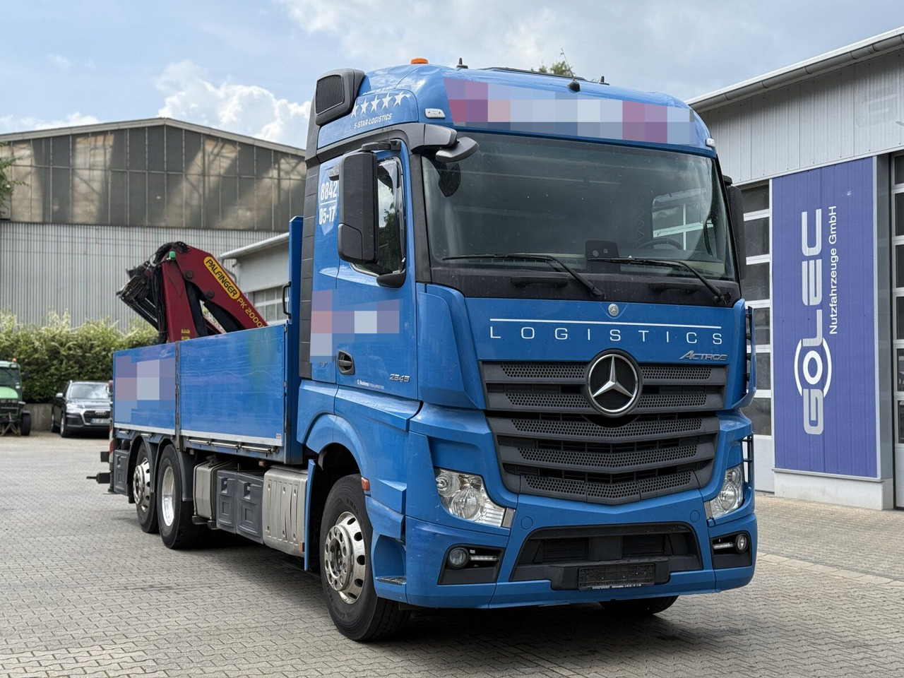 Mercedes-Benz ACTROS 2545 6x2 Pritsche Kran Palfinger PK20001K - Auto s hydraulickou rukou: obrázek 1 Mercedes-Benz ACTROS 2545 6x2 Pritsche Kran Palfinger PK20001K - Auto s hydraulickou rukou: obrázek 1