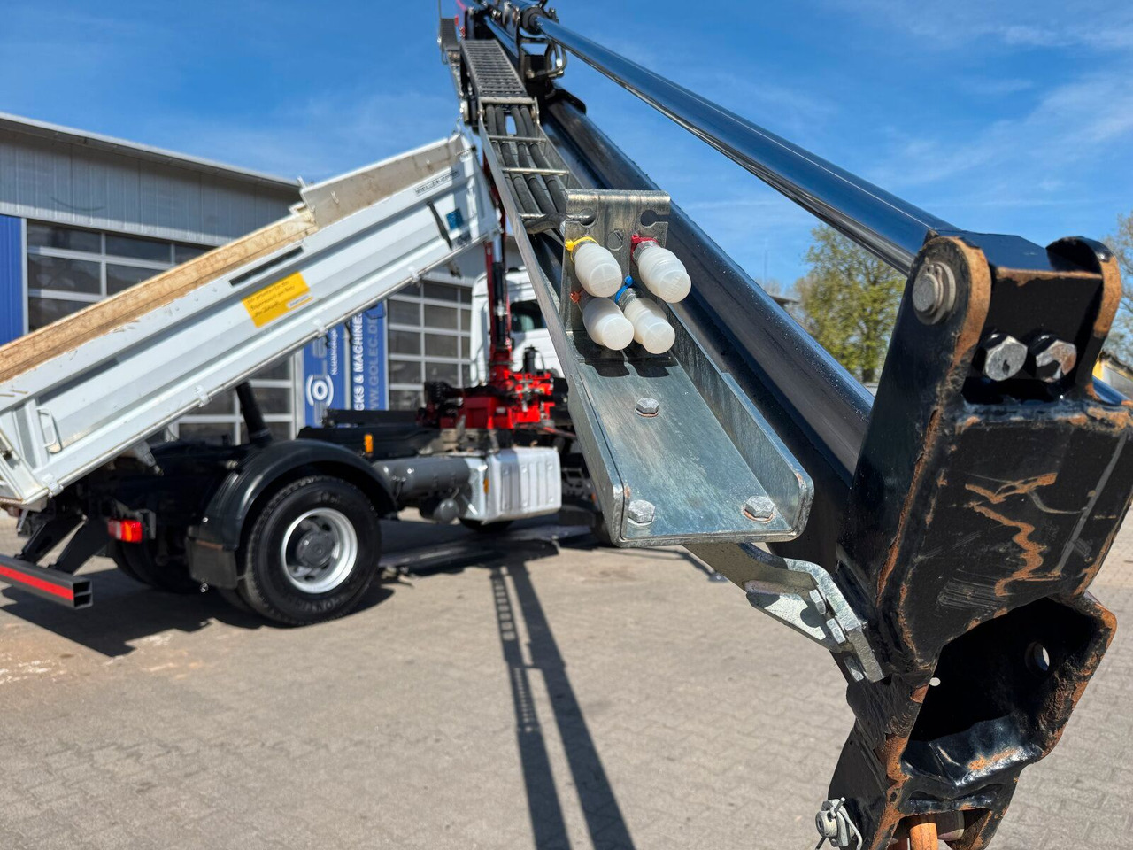 Sklápěč, Auto s hydraulickou rukou Mercedes-Benz AROCS 1832 4x2 Euro 6 Kipper Kran FASSI F120FB: obrázek 9