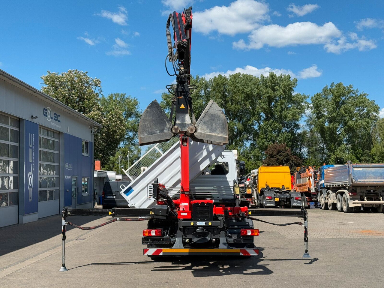 Auto s hydraulickou rukou Mercedes-Benz ATEGO 818 4x2 Euro 6 Kipper Kran FASSI F65B.0.22: obrázek 8