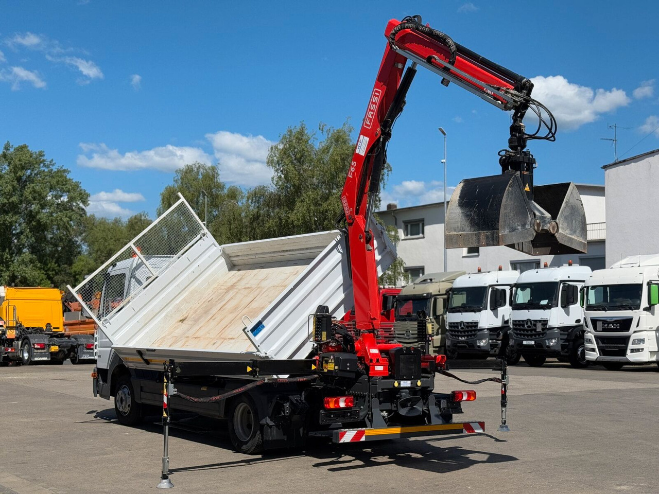 Dodávka sklápěč Mercedes-Benz ATEGO 818 4x2 Euro 6 Kipper Kran FASSI F65B.0.22: obrázek 10