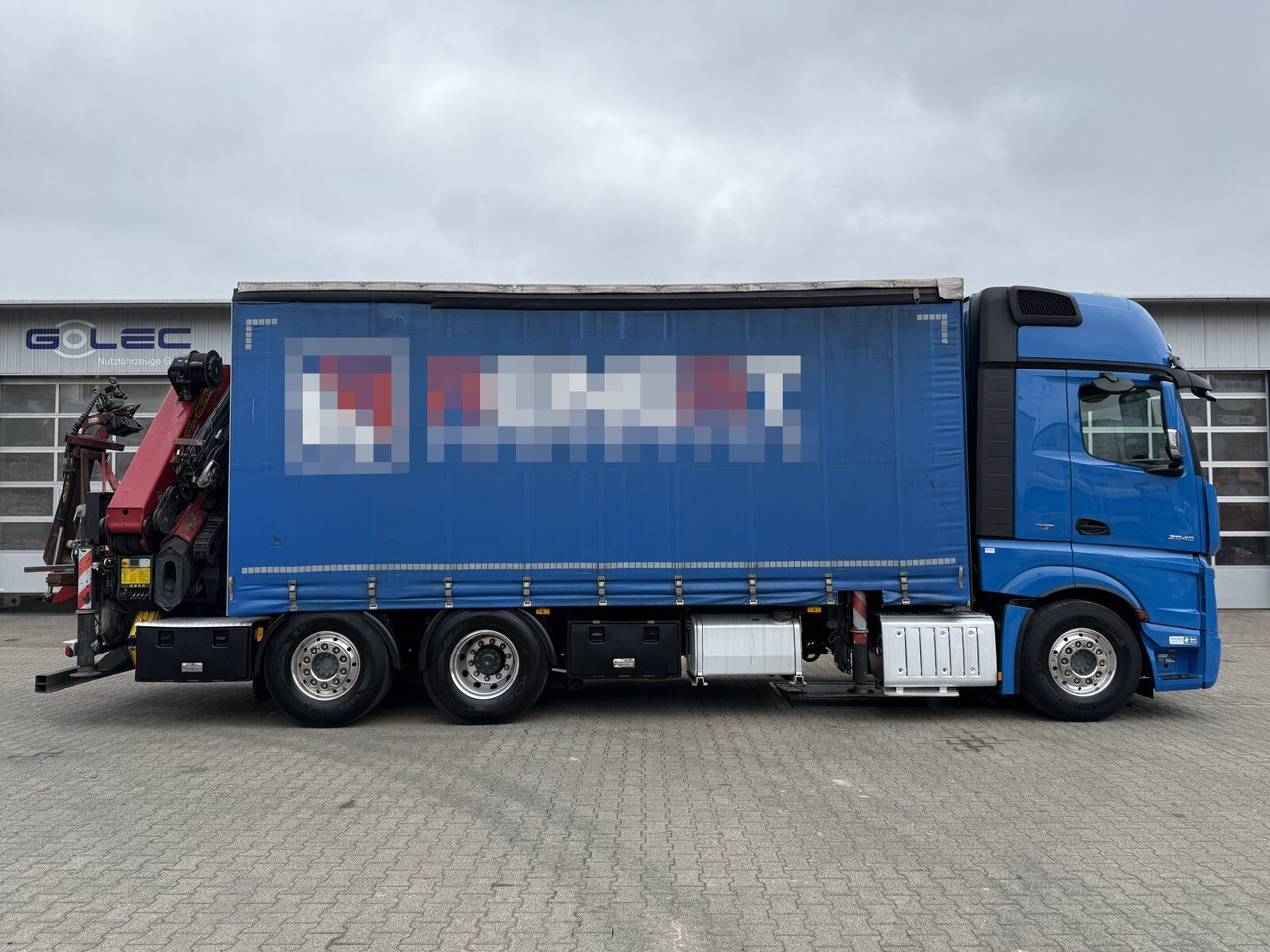 Mercedes-Benz Actros 6x2 Pritsche Kran Palfinger PK34002 + JIB - Nákladní automobil valníkový/ Plošinový, Auto s hydraulickou rukou: obrázek 2 Mercedes-Benz Actros 6x2 Pritsche Kran Palfinger PK34002 + JIB - Nákladní automobil valníkový/ Plošinový, Auto s hydraulickou rukou: obrázek 2