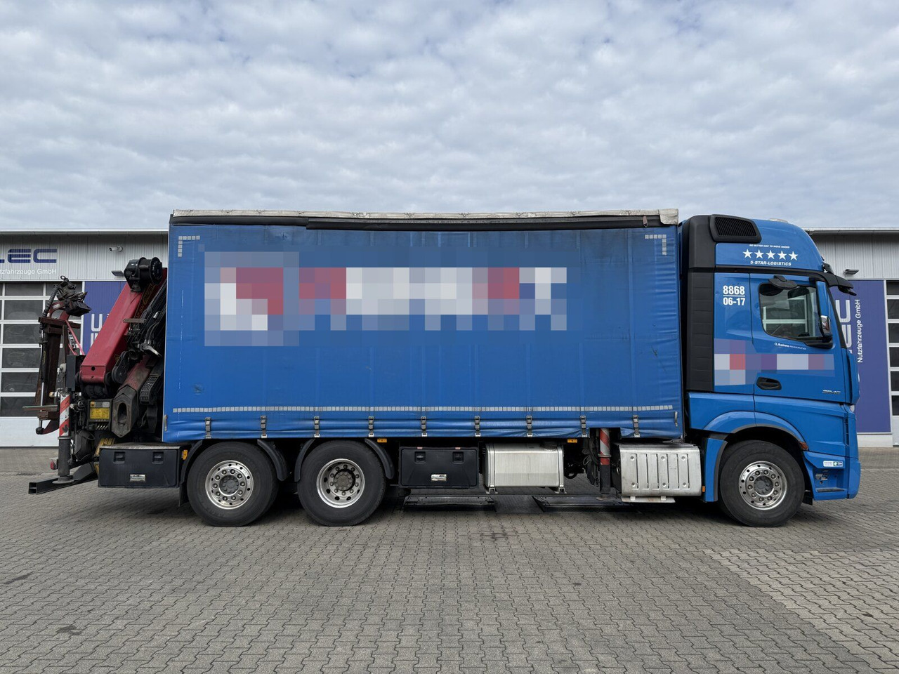 Mercedes-Benz Actros 6x2 Pritsche Kran Palfinger PK34002 + JIB - Nákladní automobil valníkový/ Plošinový, Auto s hydraulickou rukou: obrázek 2 Mercedes-Benz Actros 6x2 Pritsche Kran Palfinger PK34002 + JIB - Nákladní automobil valníkový/ Plošinový, Auto s hydraulickou rukou: obrázek 2