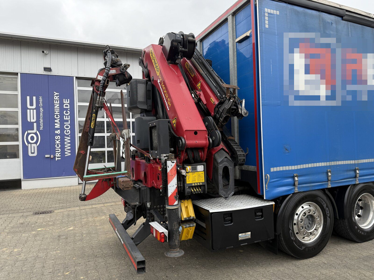 Nákladní automobil valníkový/ Plošinový, Auto s hydraulickou rukou Mercedes-Benz Actros 6x2 Pritsche Kran Palfinger PK34002 + JIB: obrázek 16