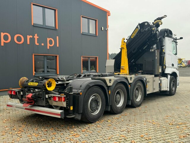 Hákový nosič kontejnerů, Auto s hydraulickou rukou Mercedes-Benz Arocs 3253 8x4 Abrollkipper Kran Palfinger 37002: obrázek 11 Hákový nosič kontejnerů, Auto s hydraulickou rukou Mercedes-Benz Arocs 3253 8x4 Abrollkipper Kran Palfinger 37002: obrázek 11