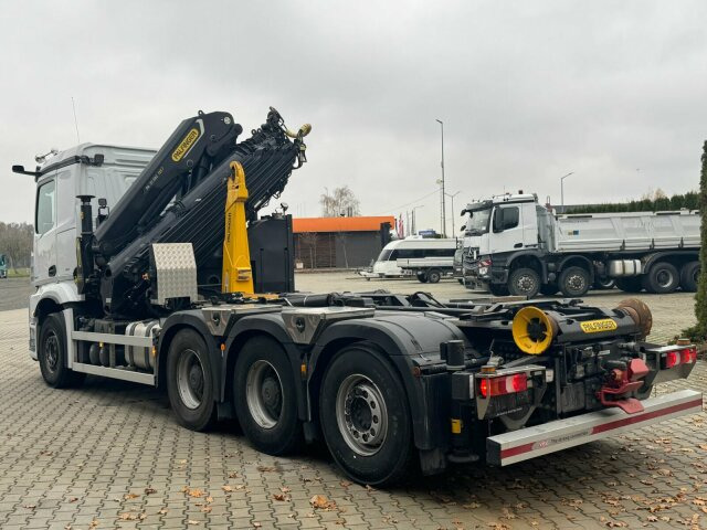 Hákový nosič kontejnerů, Auto s hydraulickou rukou Mercedes-Benz Arocs 3253 8x4 Abrollkipper Kran Palfinger 37002: obrázek 13 Hákový nosič kontejnerů, Auto s hydraulickou rukou Mercedes-Benz Arocs 3253 8x4 Abrollkipper Kran Palfinger 37002: obrázek 13
