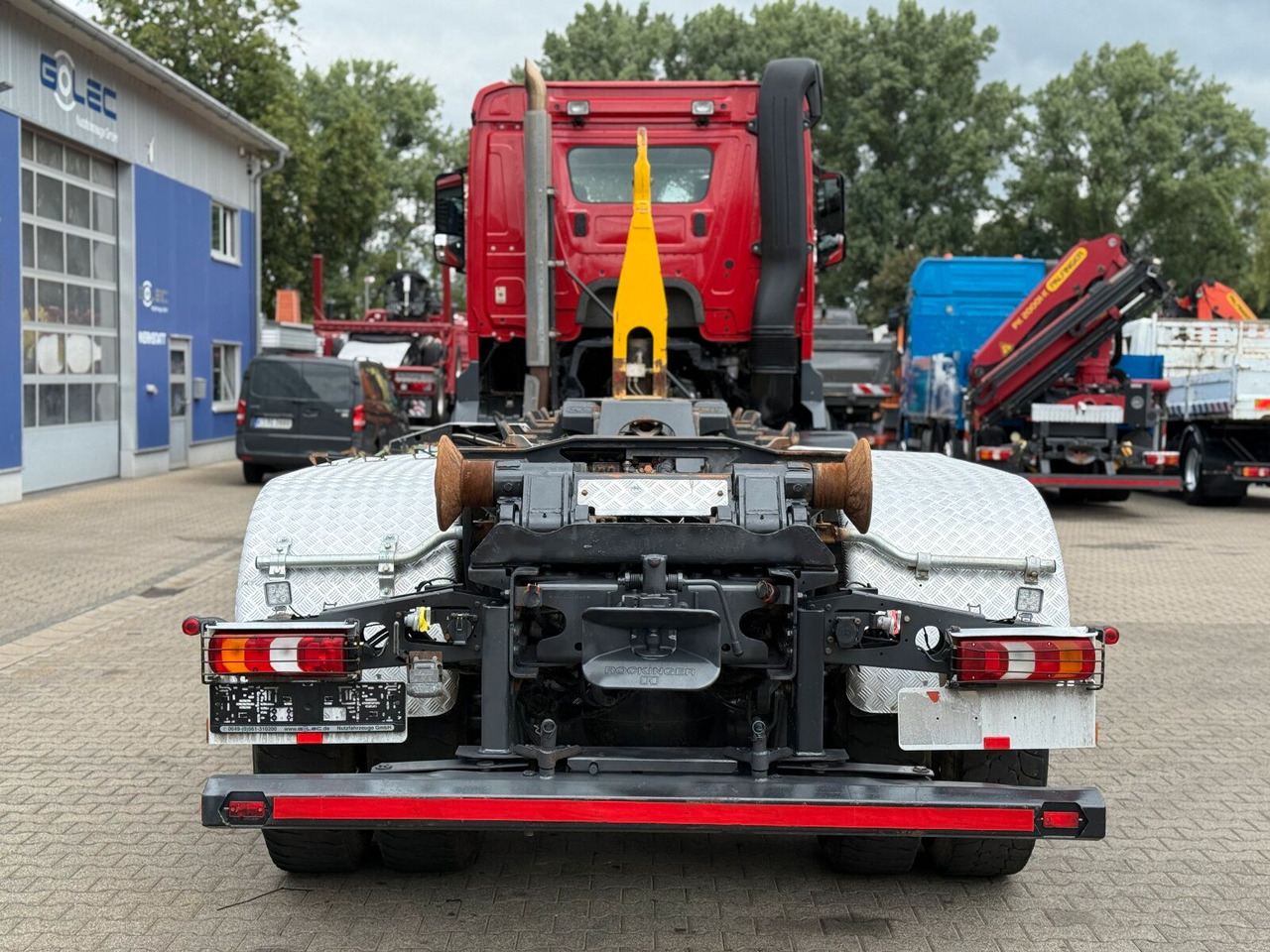 Mercedes-Benz Arocs 4158 8x4 Abrollkipper Palfinger Knickarm - Hákový nosič kontejnerů: obrázek 4 Mercedes-Benz Arocs 4158 8x4 Abrollkipper Palfinger Knickarm - Hákový nosič kontejnerů: obrázek 4