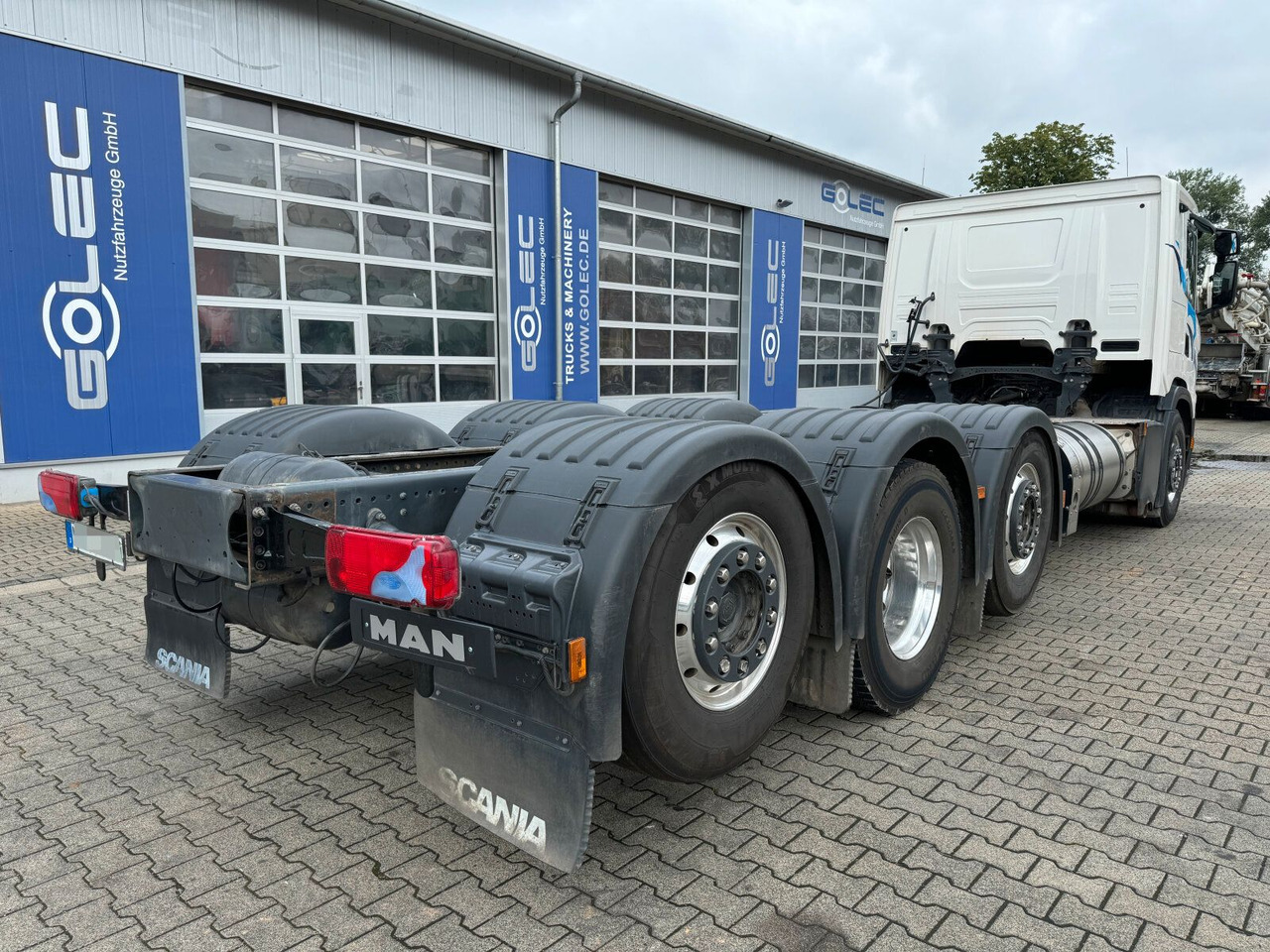 Scania G 410 B8x2*6 NB LNG Fahrgestell Nebenantrieb - Podvozek s kabinou, Auto s hydraulickou rukou: obrázek 5 Scania G 410 B8x2*6 NB LNG Fahrgestell Nebenantrieb - Podvozek s kabinou, Auto s hydraulickou rukou: obrázek 5