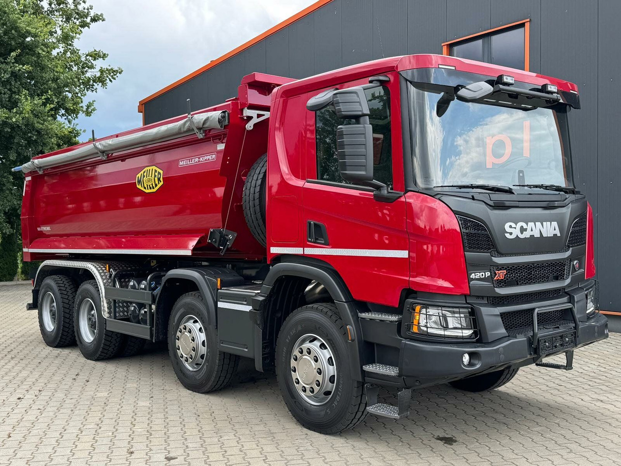 Scania P 420 8x4 Kipper Meiller Euro 6 - Ramenový nosič kontajnerov: obrázek 1 Scania P 420 8x4 Kipper Meiller Euro 6 - Ramenový nosič kontajnerov: obrázek 1
