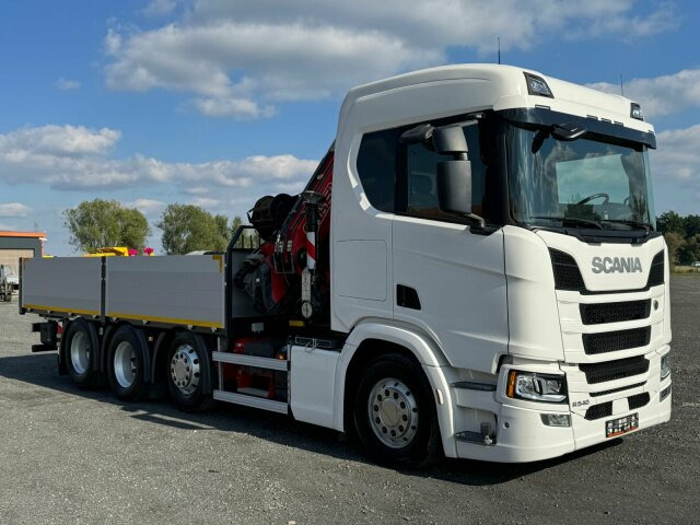 Scania R540 8x2/4 Pritsche mit Kran FASSI F365 - Auto s hydraulickou rukou, Nákladní automobil valníkový/ Plošinový: obrázek 1 Scania R540 8x2/4 Pritsche mit Kran FASSI F365 - Auto s hydraulickou rukou, Nákladní automobil valníkový/ Plošinový: obrázek 1