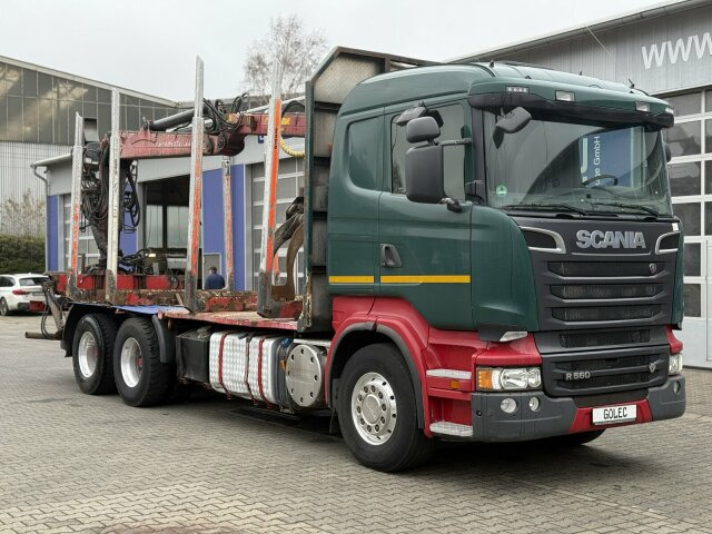Scania R560 6x4 Holztransport Kran LOGLIFT HIAB 140S79R - Lesovůz, Auto s hydraulickou rukou: obrázek 1 Scania R560 6x4 Holztransport Kran LOGLIFT HIAB 140S79R - Lesovůz, Auto s hydraulickou rukou: obrázek 1
