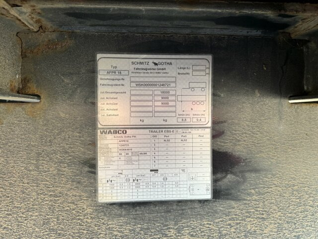 Schmitz Cargobull Gotha AFG 18 Baustoffanhänger 2 Achse - Přívěs plato/ Valník: obrázek 2 Schmitz Cargobull Gotha AFG 18 Baustoffanhänger 2 Achse - Přívěs plato/ Valník: obrázek 2