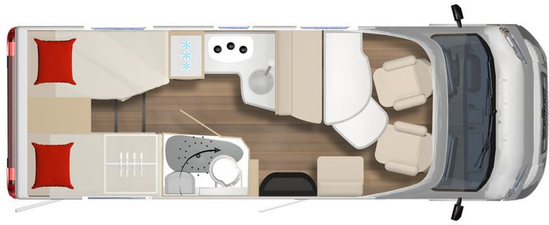 Bürstner B66 690 TD Funktionsdoppelboden - Polointegrovaný obytný vůz: obrázek 2 Bürstner B66 690 TD Funktionsdoppelboden - Polointegrovaný obytný vůz: obrázek 2
