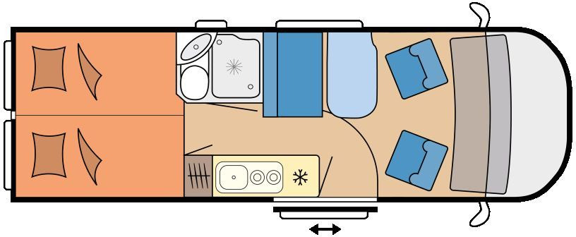 Hobby Vantana De Luxe K65 ET Anhängerkupplung - Obytná dodávka: obrázek 2 Hobby Vantana De Luxe K65 ET Anhängerkupplung - Obytná dodávka: obrázek 2