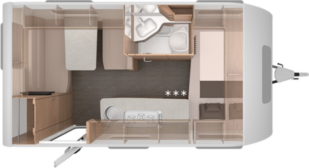 Knaus Südwind 420 QD 60 YEARS Kühlschrank 142l - Karavan: obrázek 2 Knaus Südwind 420 QD 60 YEARS Kühlschrank 142l - Karavan: obrázek 2