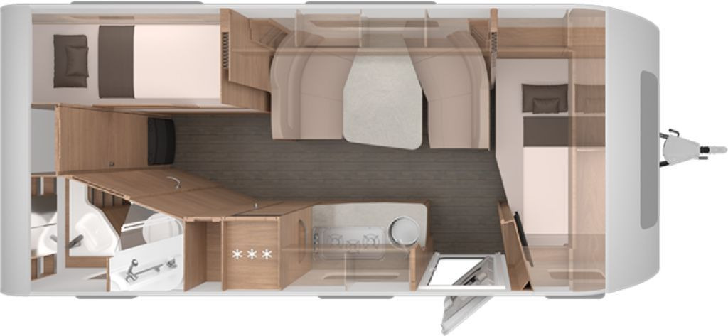 Knaus Südwind 580 QS 60 YEARS Kühlschrank 177l - Karavan: obrázek 2 Knaus Südwind 580 QS 60 YEARS Kühlschrank 177l - Karavan: obrázek 2