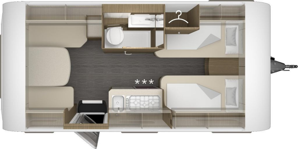Tabbert Cazadora 460 E 2,3 Auflastung 1800 kg - Karavan: obrázek 2 Tabbert Cazadora 460 E 2,3 Auflastung 1800 kg - Karavan: obrázek 2