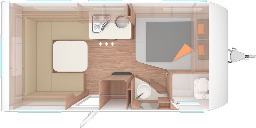 Weinsberg CaraOne 450 FU Dachklima/Markise - Karavan: obrázek 2 Weinsberg CaraOne 450 FU Dachklima/Markise - Karavan: obrázek 2