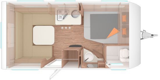 Weinsberg CaraOne 450 FU Elektrische Fußbodenerwärmung - Karavan: obrázek 2 Weinsberg CaraOne 450 FU Elektrische Fußbodenerwärmung - Karavan: obrázek 2