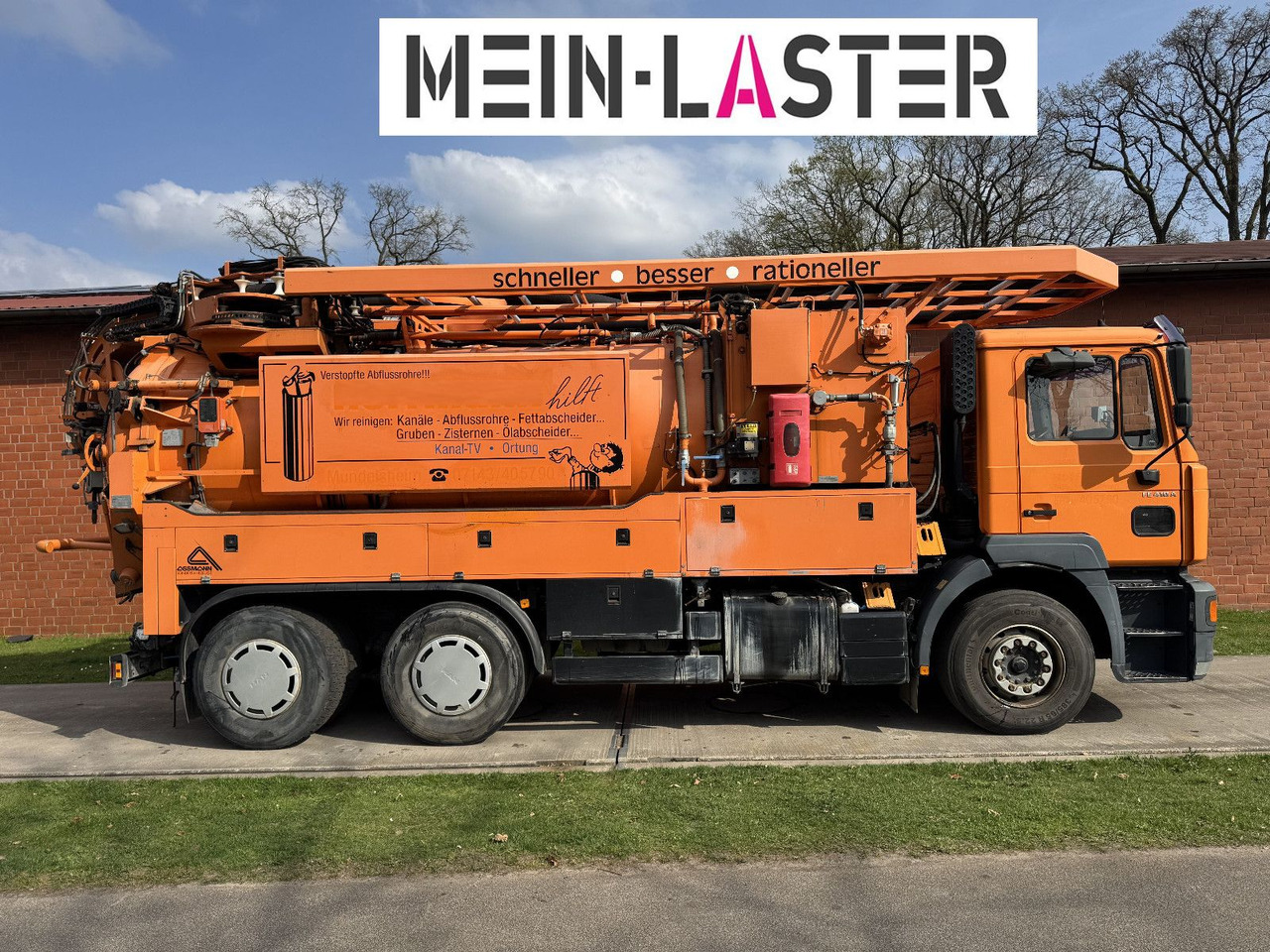 MAN FE 410 Assmann Saug HD Spüler Recycling + FB. - Čistič odpadových jam: obrázek 3 MAN FE 410 Assmann Saug HD Spüler Recycling + FB. - Čistič odpadových jam: obrázek 3