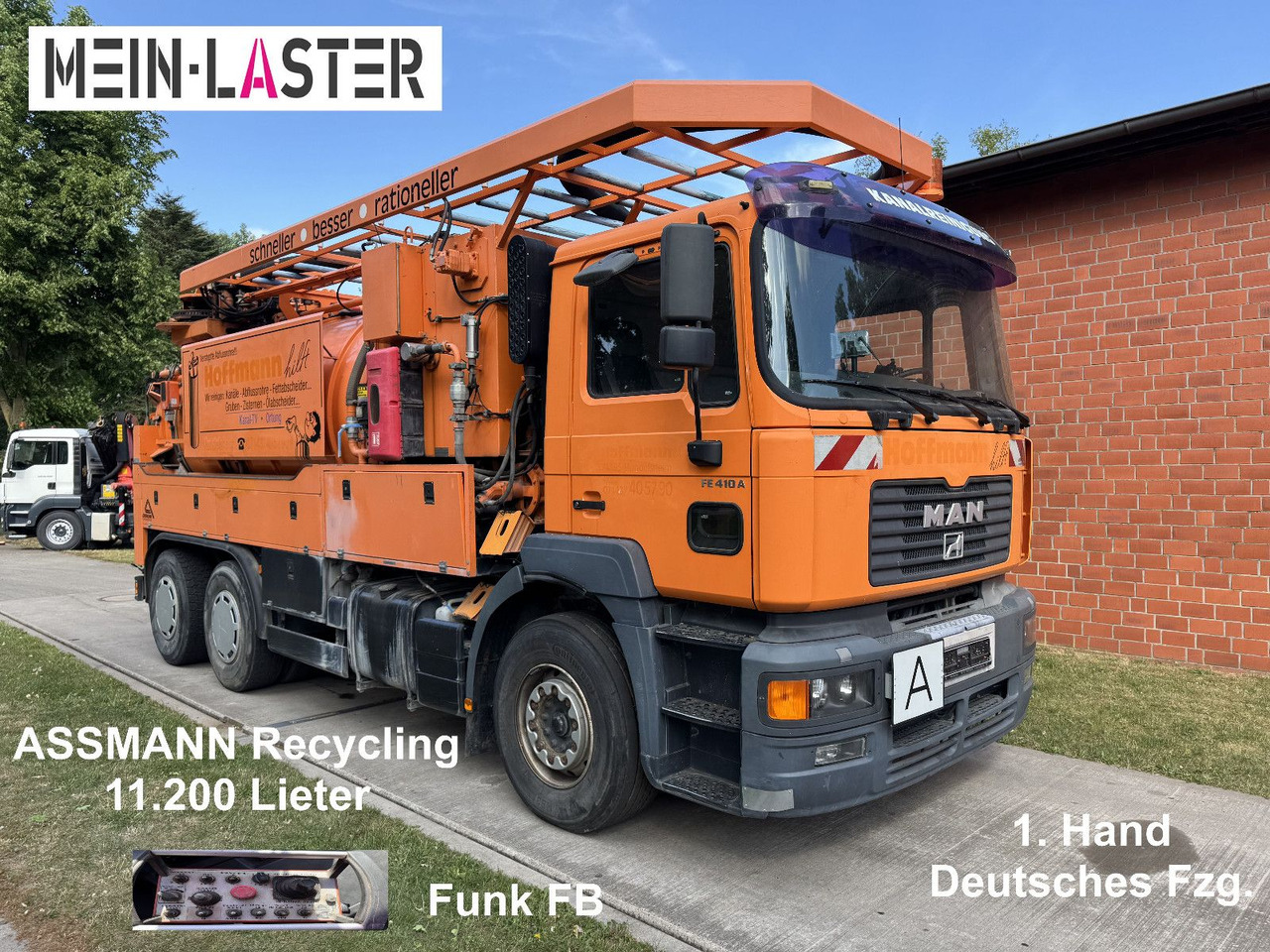 MAN FE 410 Assmann Saug HD Spüler Recycling + FB. - Čistič odpadových jam: obrázek 1 MAN FE 410 Assmann Saug HD Spüler Recycling + FB. - Čistič odpadových jam: obrázek 1