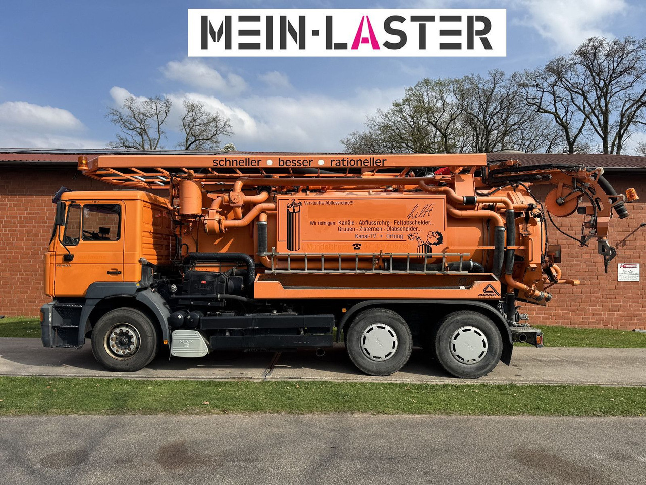 MAN FE 410 Assmann Saug HD Spüler Recycling + FB. - Čistič odpadových jam: obrázek 4 MAN FE 410 Assmann Saug HD Spüler Recycling + FB. - Čistič odpadových jam: obrázek 4