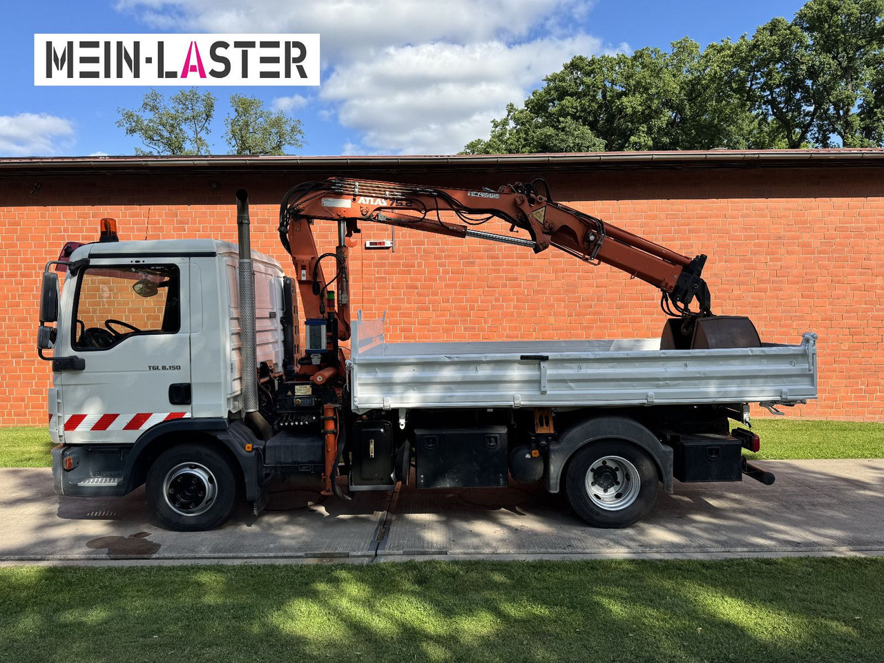 MAN TGL 8.150 3 S-Kipper Atlas 75 10m -1t.  Funk FB leasing MAN TGL 8.150 3 S-Kipper Atlas 75 10m -1t.  Funk FB: obrázek 18