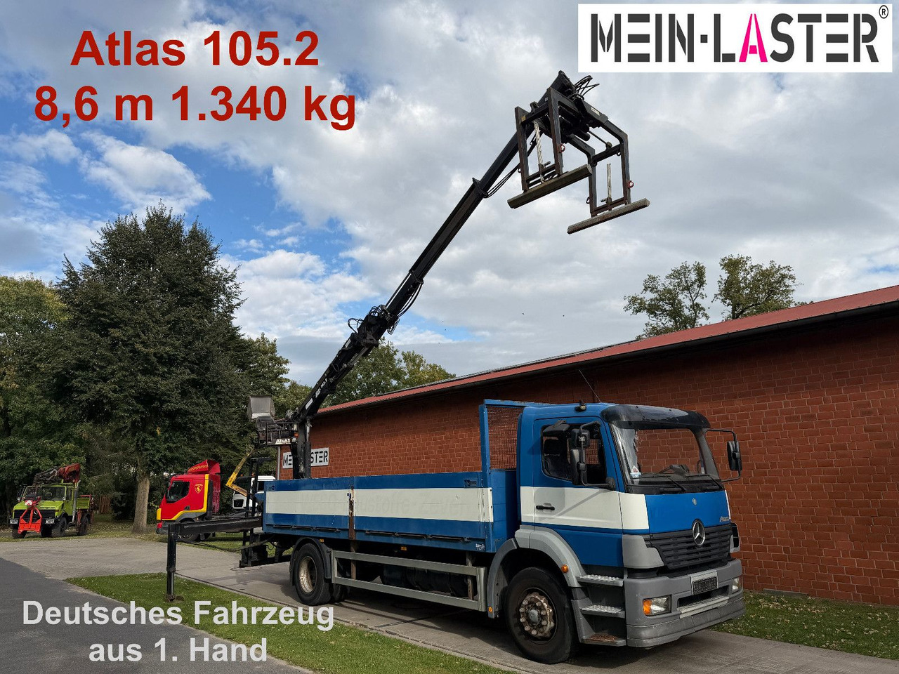 Mercedes-Benz 1823 Atego Atlas 105.2 1.Hand nur 226.000 km - Nákladní automobil valníkový/ Plošinový, Auto s hydraulickou rukou: obrázek 1 Mercedes-Benz 1823 Atego Atlas 105.2 1.Hand nur 226.000 km - Nákladní automobil valníkový/ Plošinový, Auto s hydraulickou rukou: obrázek 1