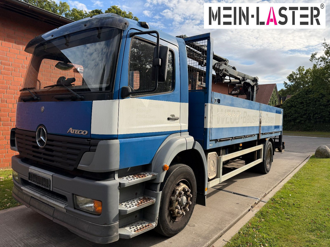 Mercedes-Benz 1823 Atego Atlas 105.2 1.Hand nur 226.000 km - Nákladní automobil valníkový/ Plošinový, Auto s hydraulickou rukou: obrázek 2 Mercedes-Benz 1823 Atego Atlas 105.2 1.Hand nur 226.000 km - Nákladní automobil valníkový/ Plošinový, Auto s hydraulickou rukou: obrázek 2
