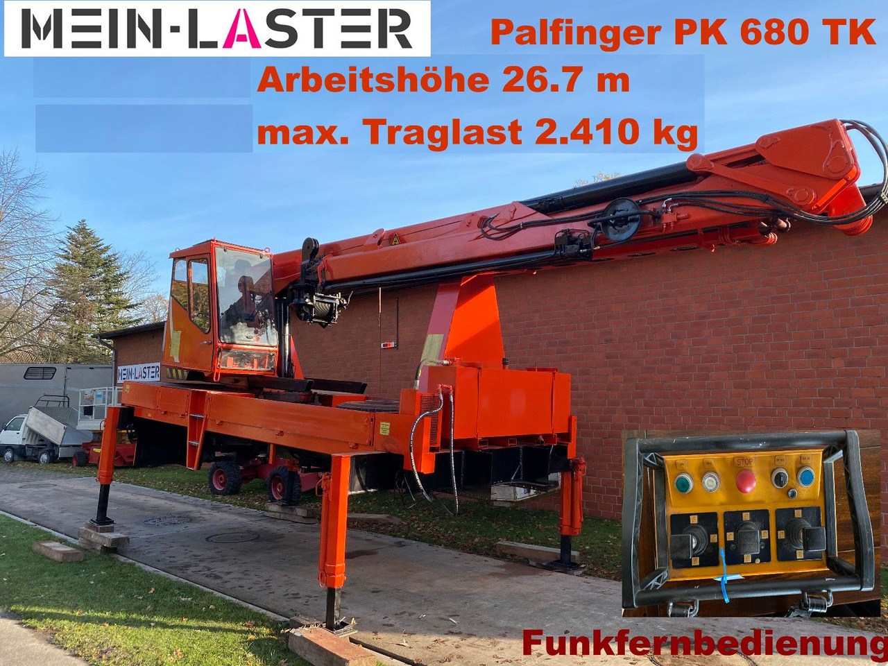 Mercedes-Benz Palfinger PK 680 TK 26,7 m-max.2.410 kg -Funk FB - Auto s hydraulickou rukou: obrázek 1 Mercedes-Benz Palfinger PK 680 TK 26,7 m-max.2.410 kg -Funk FB - Auto s hydraulickou rukou: obrázek 1