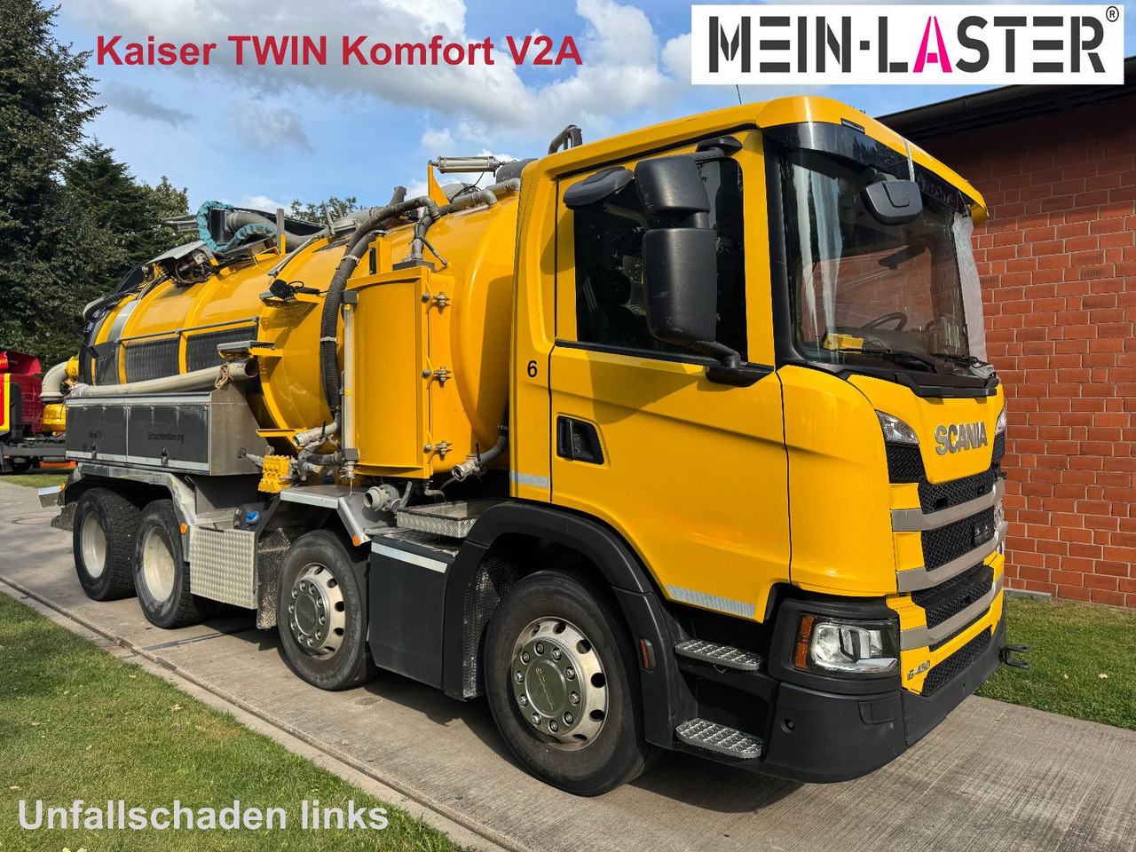 Scania G 450 8x4 Kaiser Twister Komfort V2A Funk - Čistič odpadových jam: obrázek 1 Scania G 450 8x4 Kaiser Twister Komfort V2A Funk - Čistič odpadových jam: obrázek 1