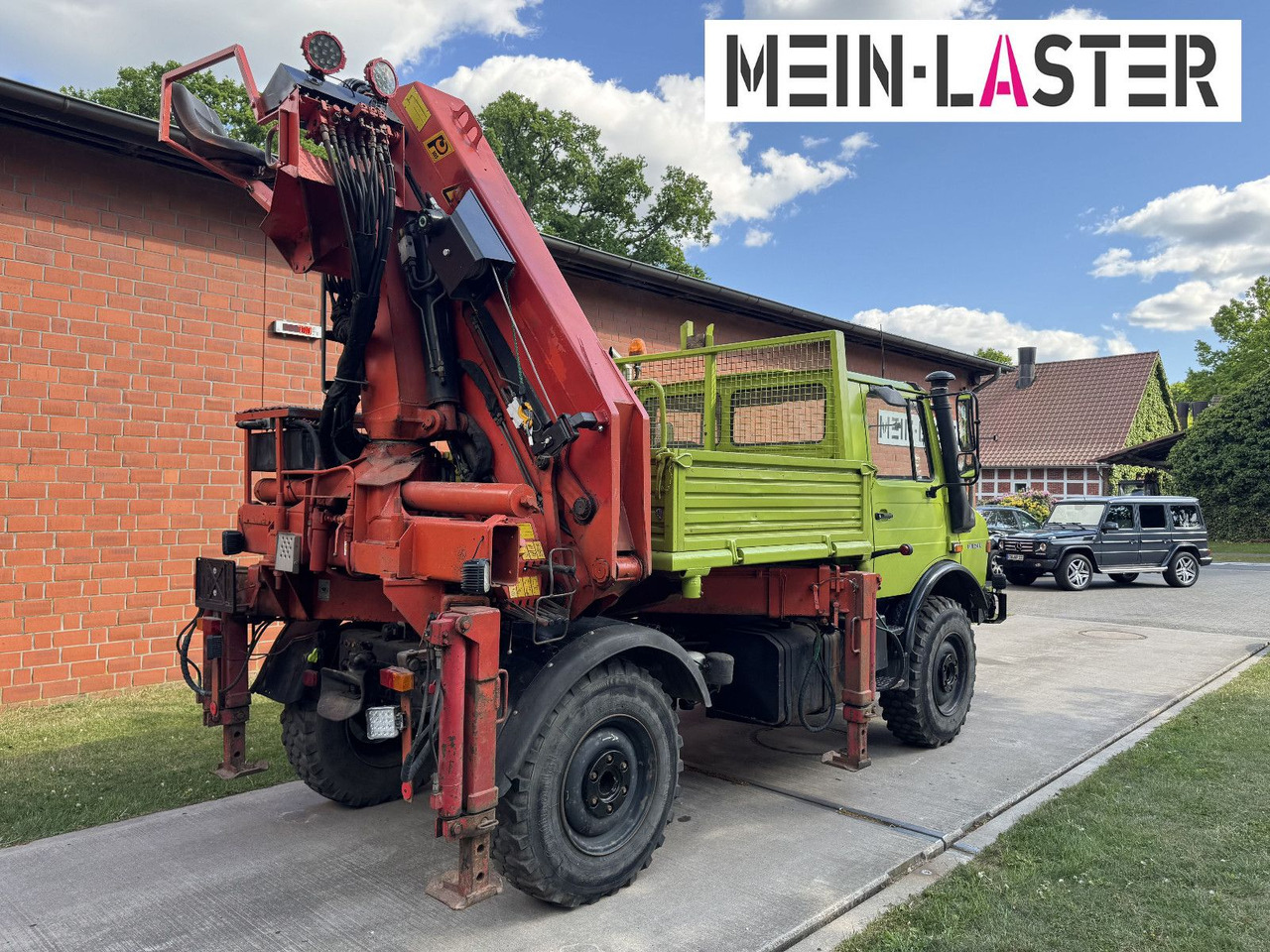Unimog U 1650 PK 10500 Kran 15 m max. 3,9 t Seilwinde - Auto s hydraulickou rukou: obrázek 4 Unimog U 1650 PK 10500 Kran 15 m max. 3,9 t Seilwinde - Auto s hydraulickou rukou: obrázek 4