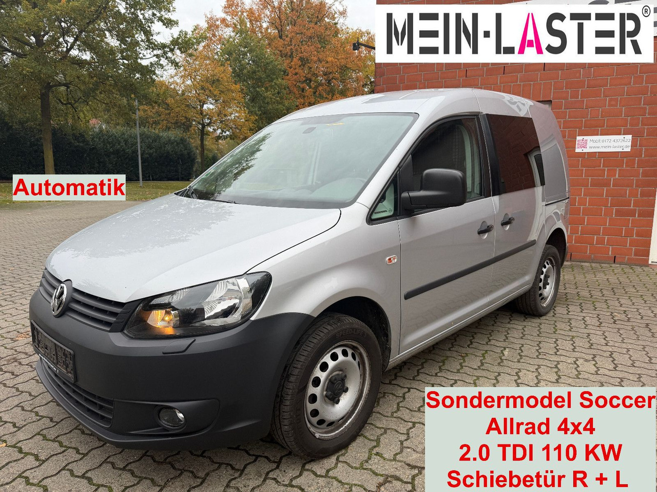 Volkswagen Caddy 2.0 TDI Kasten Soccer 4Motion Automatik - Furgon: obrázek 1 Volkswagen Caddy 2.0 TDI Kasten Soccer 4Motion Automatik - Furgon: obrázek 1