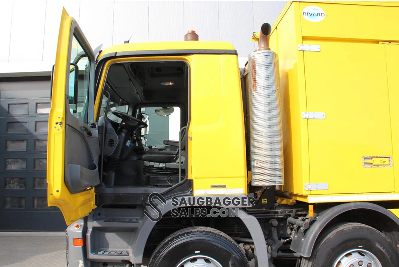 Čistič odpadových jam Mercedes-Benz Actros 4148 RIVARD EXVAC Suction Excavator: obrázek 12