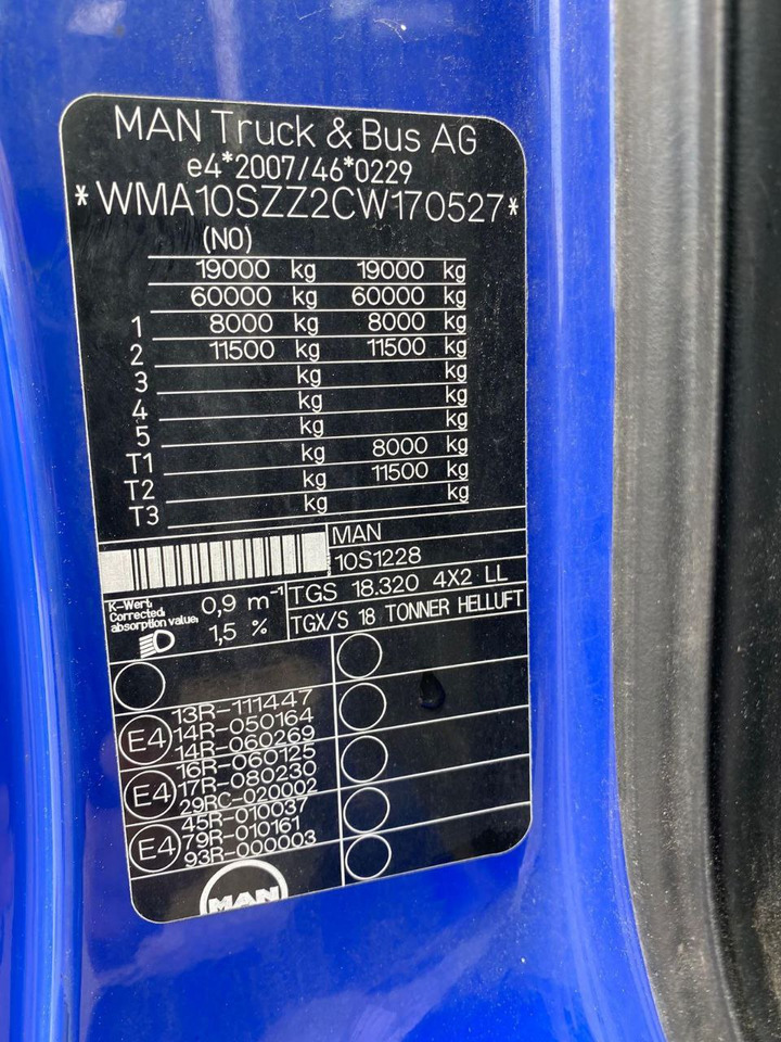 Chladírenský nákladní automobil MAN TGS18.320: obrázek 11